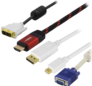 Kabler, Strøm, Netværk, adapter, kabelbakker mm